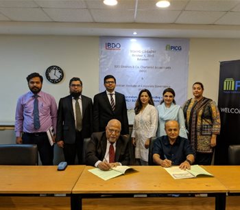 BDO Pakistan signs MoU with (PICG) on Family Business Governance