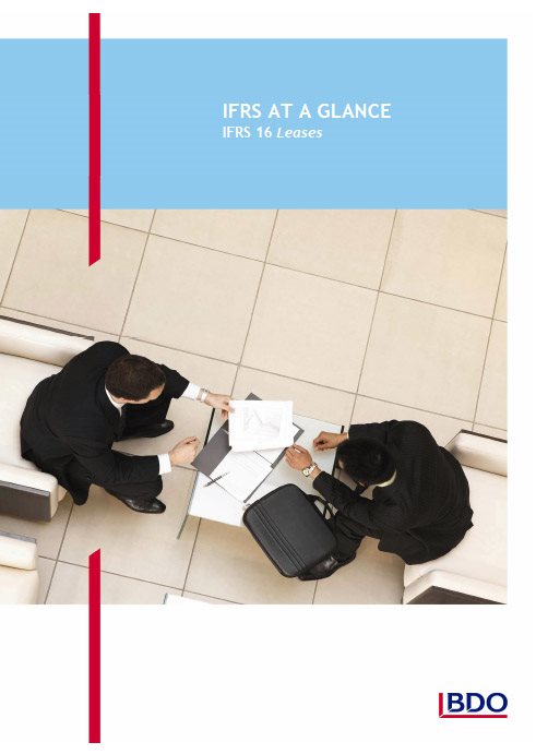 IFRS AT A GLANCE (IFRS 16 Lease)